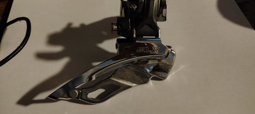 Shimano SLX FD-M661 Front Derailleur Triple 9 Speed Mountain Bike Clamp-on - Picture 3 of 3