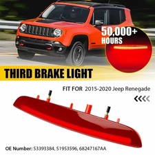 Red LED High 3rd Third Brake Light Lamp for Jeep Renegade 2015-2020 68247167AA