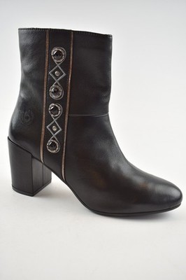 Bugatti Damen Stiefelette Schwarz/Metallic in der Gr. 37