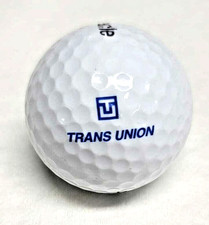 Trans Union Logo Golf Ball Pinnacle Gold LS AAAA