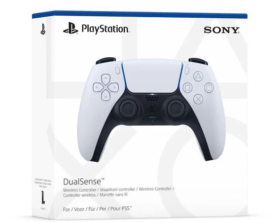 CONTROLLER ORIGINALE SONY PLAYSTATION 5 PS5 DUALSENSE WHITE WIRELESS V2