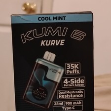 Kumi Kurve Vape New In The Box cool mint flavor ed