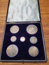 1887 Queen Victoria Jubilee Head Silver Set – Crown to Threepence – Proof ?