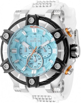 Invicta Bolt Surge Men's Quartz (VD54) Watch - 52mm - White/Steel 49805 NIB