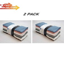 (2 PACK) Mainstays Washcloth Bundle, 18 Paste...