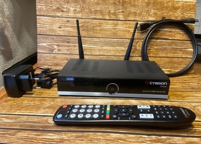 Octagon SF8008 4K UHD DVB-S2X & T2C Combo Receiver - Schwarz