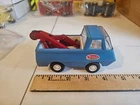 VINTAGE 1970s TONKA TOW TRUCK BLUE MINI PRESSED STEEL USA DECENT CONDITION
