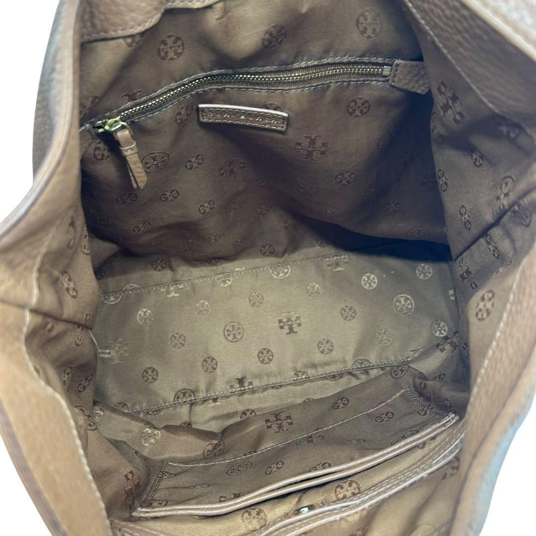 Tory Burch Robinson Tote Bag Leather Brown Women's From Japan thumbnail 9