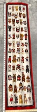 Patriotic Scarf Various Dog Breeds Red White and Blue
