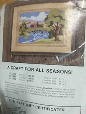 ARTCRAFT CONCEPTS KIT SUMMER #5861 NOS LONGSTITCH NEEDLECRAFT KIT
