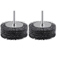 2 Pack Wire Brush for Drill Set,3 Inch Wire Wheel for Drill Attachments,Heavy...