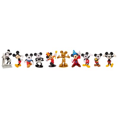 Mickey Mouse 90th Anniversary 10-Piece Collectible Figure Set Kids