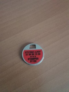 jeton de caddie Studio Ann' / Etampes