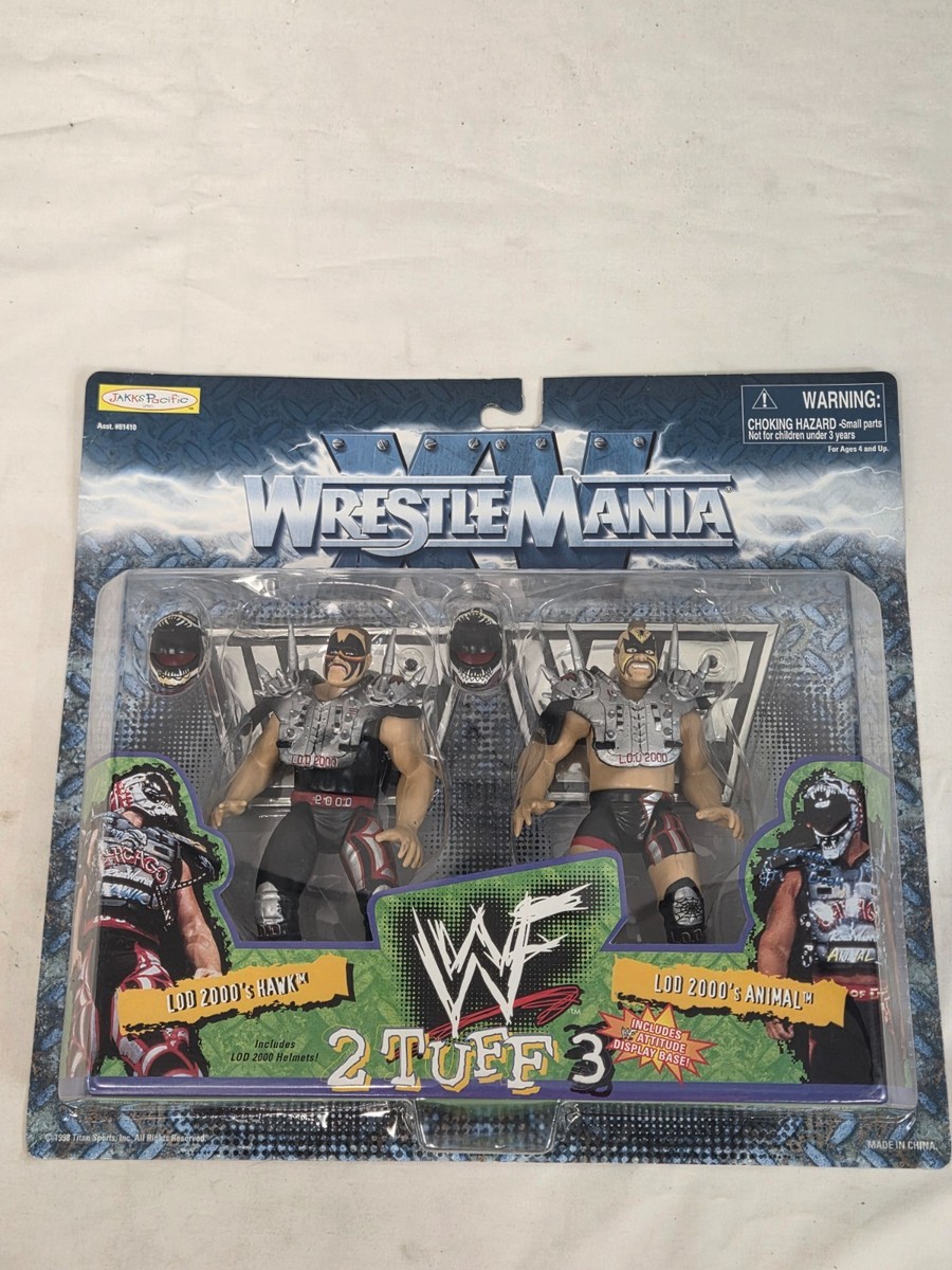 Jakks WWF WWE 2 Tuff 3 Legion of Doom LOD 2000 Road Warriors