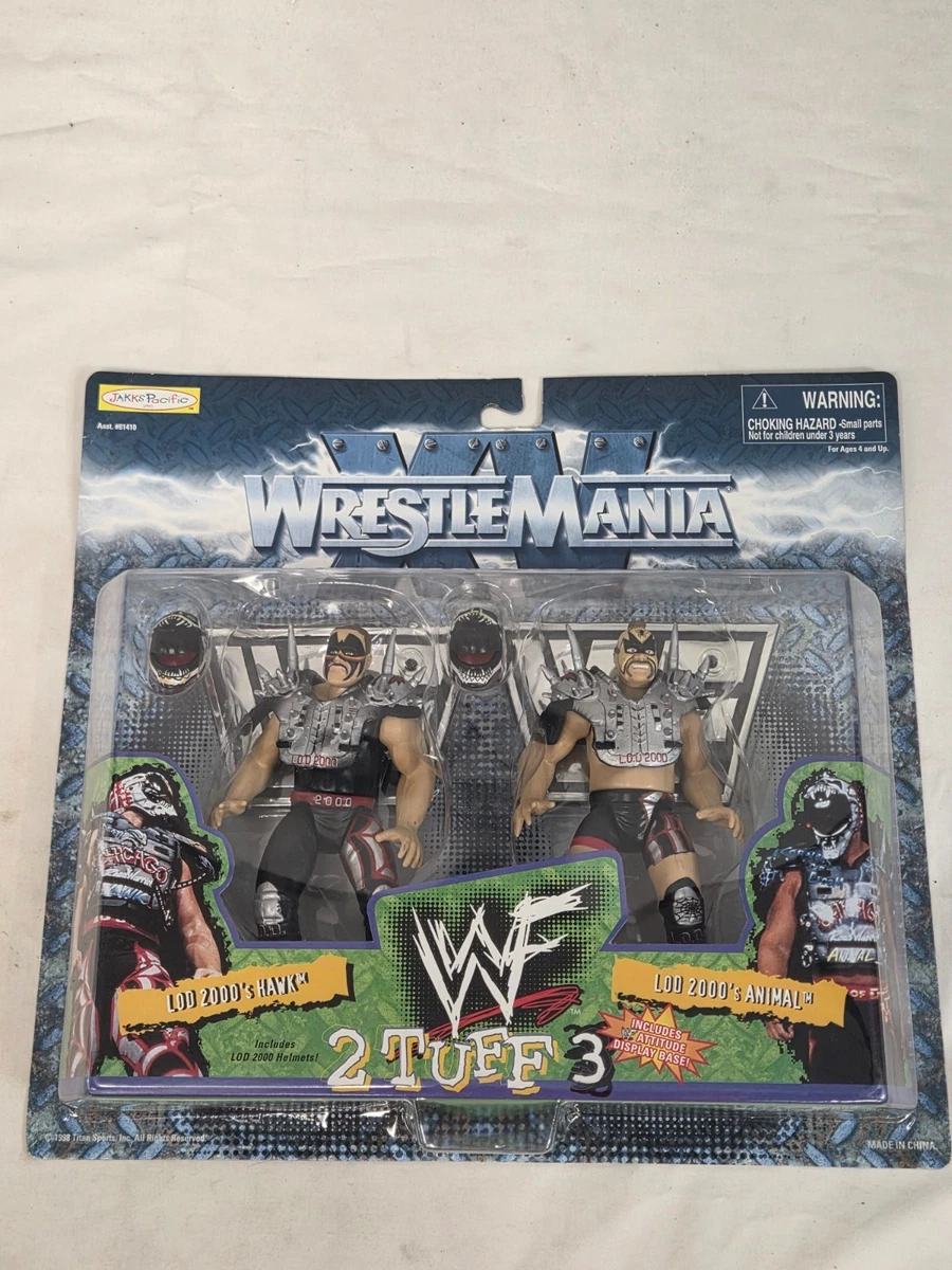 wwe wwf wcw プロレスフィギュア LOD Rウォリアーズ ザ・ロード・ウォリアーズ』を作ってみよう ハズブロWWFプロレス