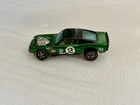 Hot Wheels Redline Boss Hoss Green Restored Car 1971 HK White Interior