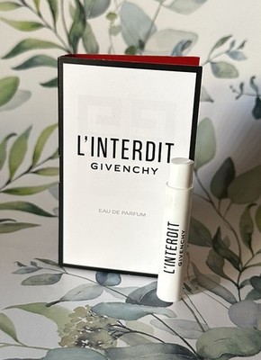 New! Givenchy L'INTERDIT Eau de TOILETTE EDT 1ml / 0.03 fl.oz. Spray Vial Sample