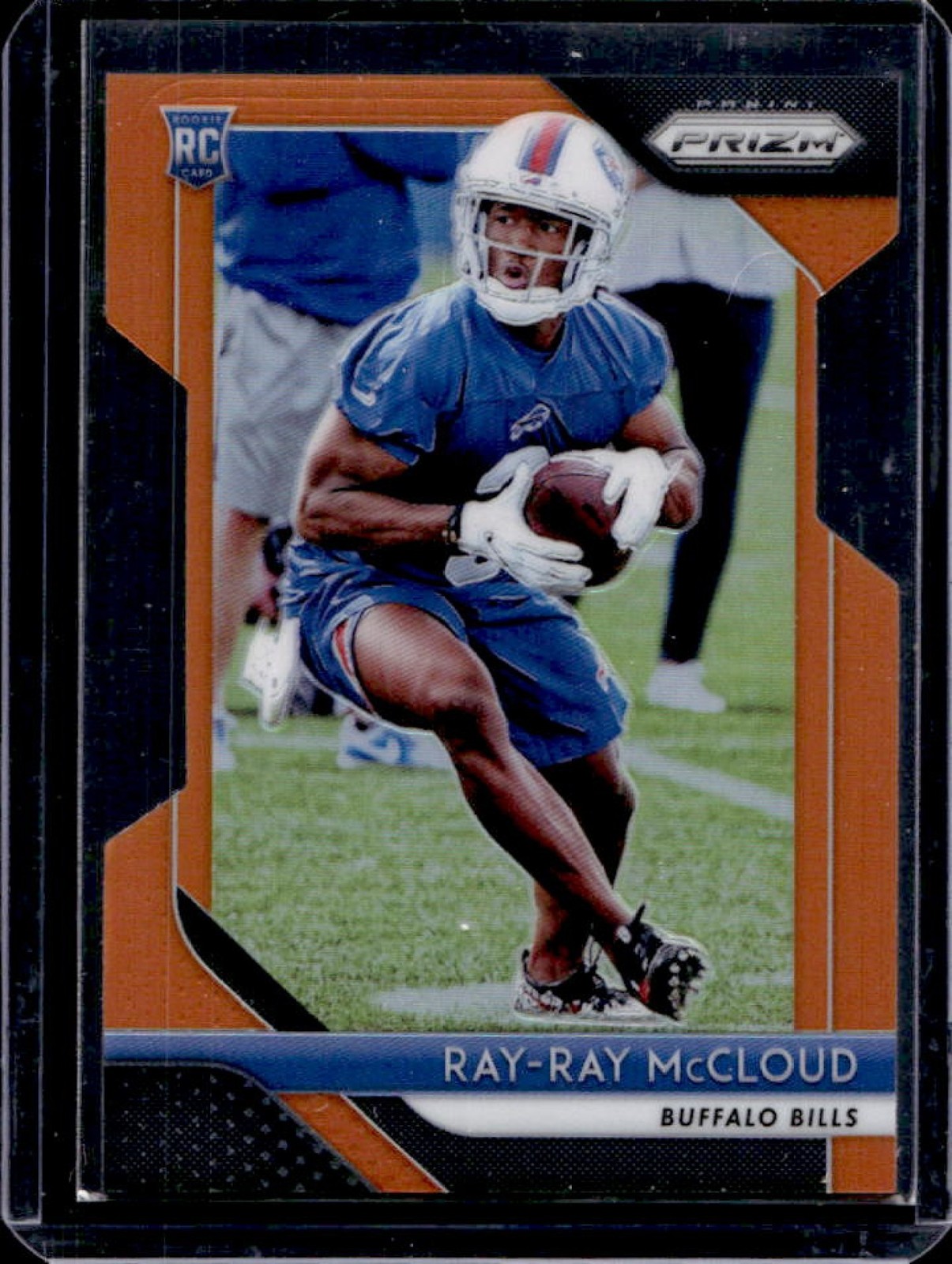 Ray-Ray McCloud Panini Prizm #283 Orange Prizm Die-Cut