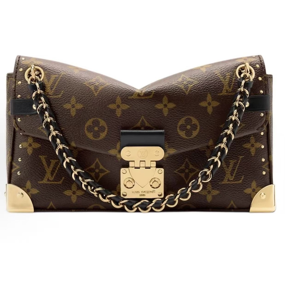LOUIS VUITTON TRUNKIE EAST WEST Monogram Canvas Handbag Women's