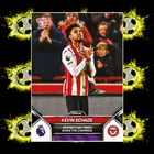 Kevin Schade PRESALE, Brentford, Perfect Hat-Trick - 25/26 EPL Topps NOW #88