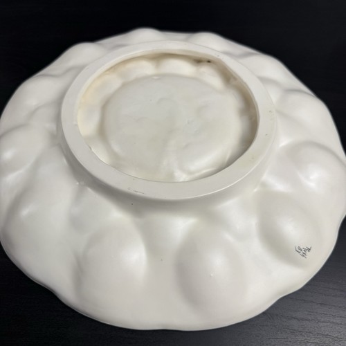 Vintage skurrile handbemalte Keramik Teufel Eier Servierschale für 24 Eier. - Bild 9 von 10