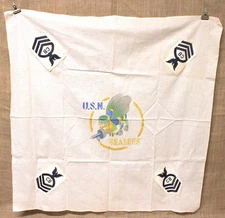 WWII era Home Front Navy CB (SeaBees) Table Cover - Chief Petty Officer