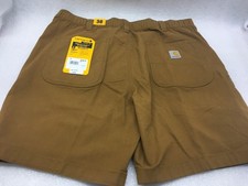 New Carhartt CANVAS Work Shorts 8  Ins RUGGED FLEX RELAXED BS5841-M Men  s Sz 38