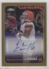 2024 Topps Chrome Auto Gold Refractor 19/50 Josh Cribbs #BA-JCR Auto 04h3
