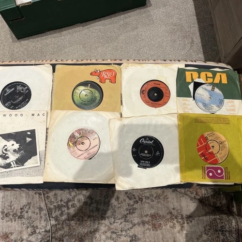 JOB LOT X  11 RECORDS 60's/70s 7''  VINYL  - BEATLES,SLADE,GENESIS,EAGLES,QUEEN+