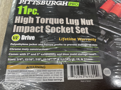 RUSAN専用！！ Pittsburgh PRO 1/2 in Drive Lug Nut High Torque Lug Nut Impact
