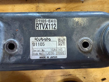 Kubota D1105 3 Cylinder Diesel 24.8hp 4 Cycle Engine Motor Taken Apart
