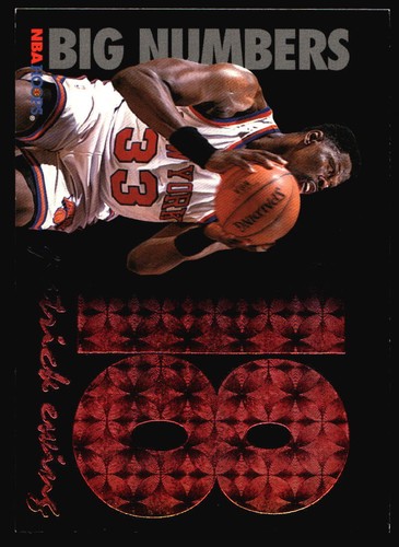 1994-95 Hoops Patrick Ewing Big Numbers Rainbow #BN4 New York Knicks