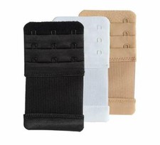 Fullness The Natural Elastic Bra Extenders 3-Hook with 3-Rows Bra Extenders