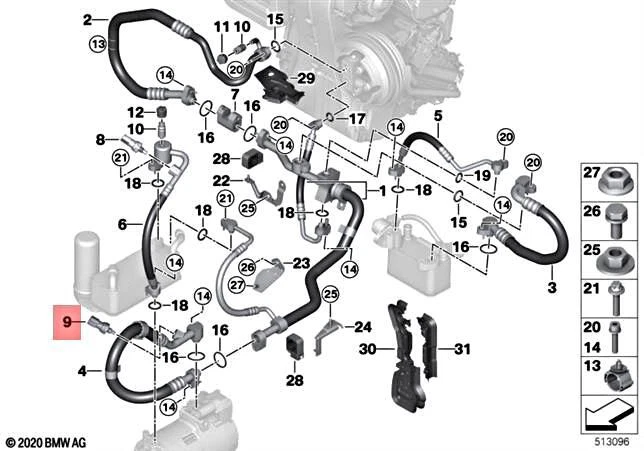For BMW Genuine HVAC Pressure Switch 64539306476 | eBay 