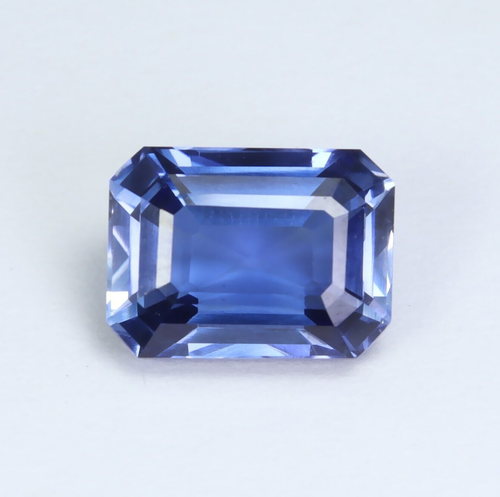 Piedra preciosa suelta de 10 mm de zafiro azul cachemira natural certificado 7,00 quilates - Imagen 3 de 7