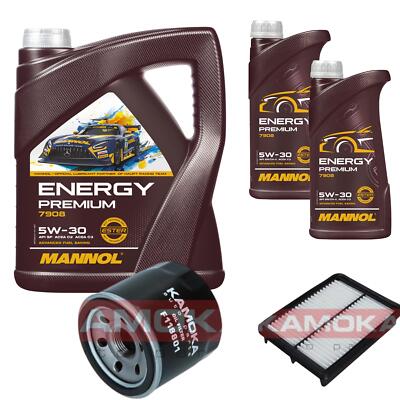 Inspektionspaket MANNOL Energy Premium 5W-30 7L für Mazda 2 1.5 SKYACTIV-G M