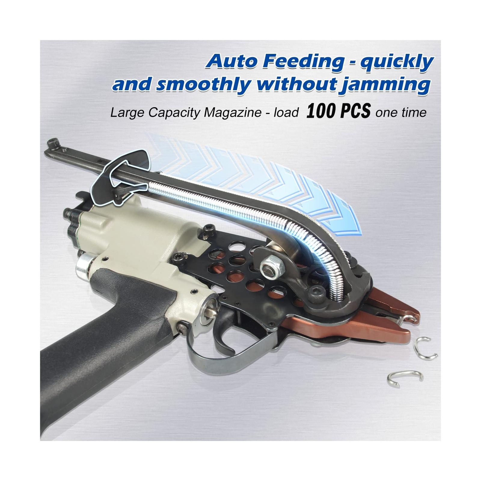 Mini Ring Gun Pneumatic Hog Ring Gun Standard 3.0mm Closure 1/2