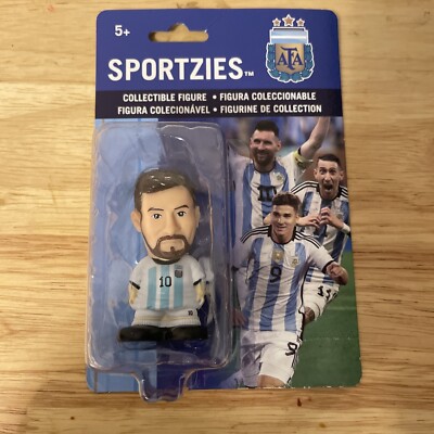 Sportzies RARE! Lionel Messi AFA Argentina National Team Action Figure, 2.5''