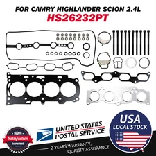 MLS Full OEM Head Gasket Set w/Bolts Fits For 2009-2013 TOYOTA MATRIX 2.4L 2AZFE