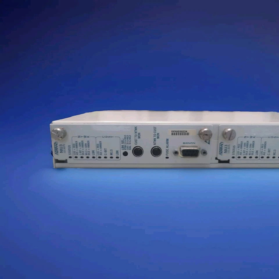 Adtran DS3 NIU3 Chassis 3-Slot Shelf Unit 1212073L1 + (3) 1213075 Modules - Image 4 of 4