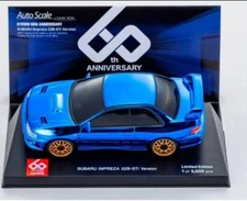 Kyosho Mini-Z ASC Impreza Chrome Blue 60th Anniversary Limited Mode