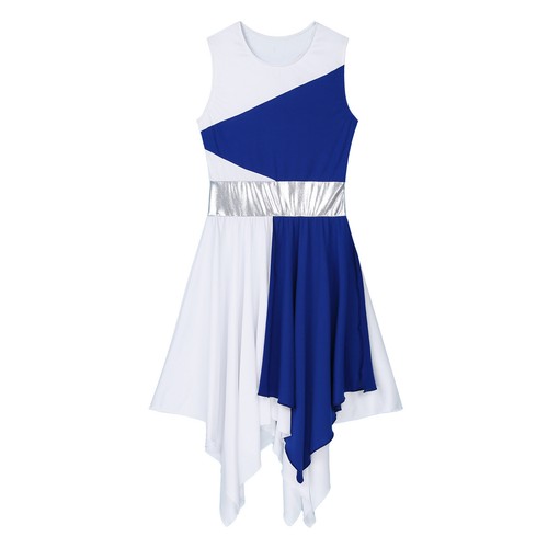 Costume lirico donna liturgico ballo lode abiti color block culto - Foto 6 di 103
