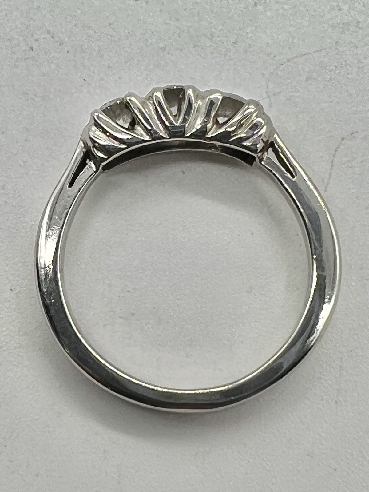 Solid 950 Platinum .50tcw Diamond Cluster  Ladies… - image 6