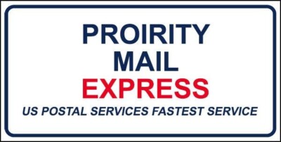 USPS Priority Mail Express upgrade with tracking number