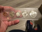 1960 P Uncirculated 90% Silver Franklin Half Dollar Year Set, WoW- Worth a Look!