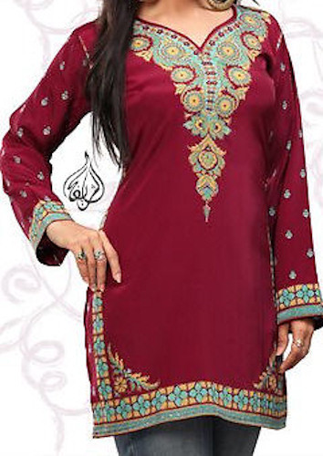 BEAUTIFUL TUNIC | Elegant Top | KURTI | Indian kurta | Tops | Style SGN-BGND - Picture 1 of 1