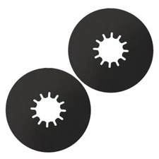  (2 Pack) 5th Wheel Hitch Lube Plate 10in RV Camper Trailer Fifth 10inch Black