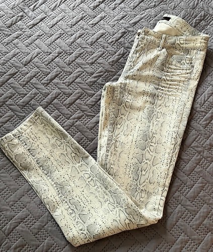 Marc Cain animal Print Jeans Size 2 ( 10 Uk )