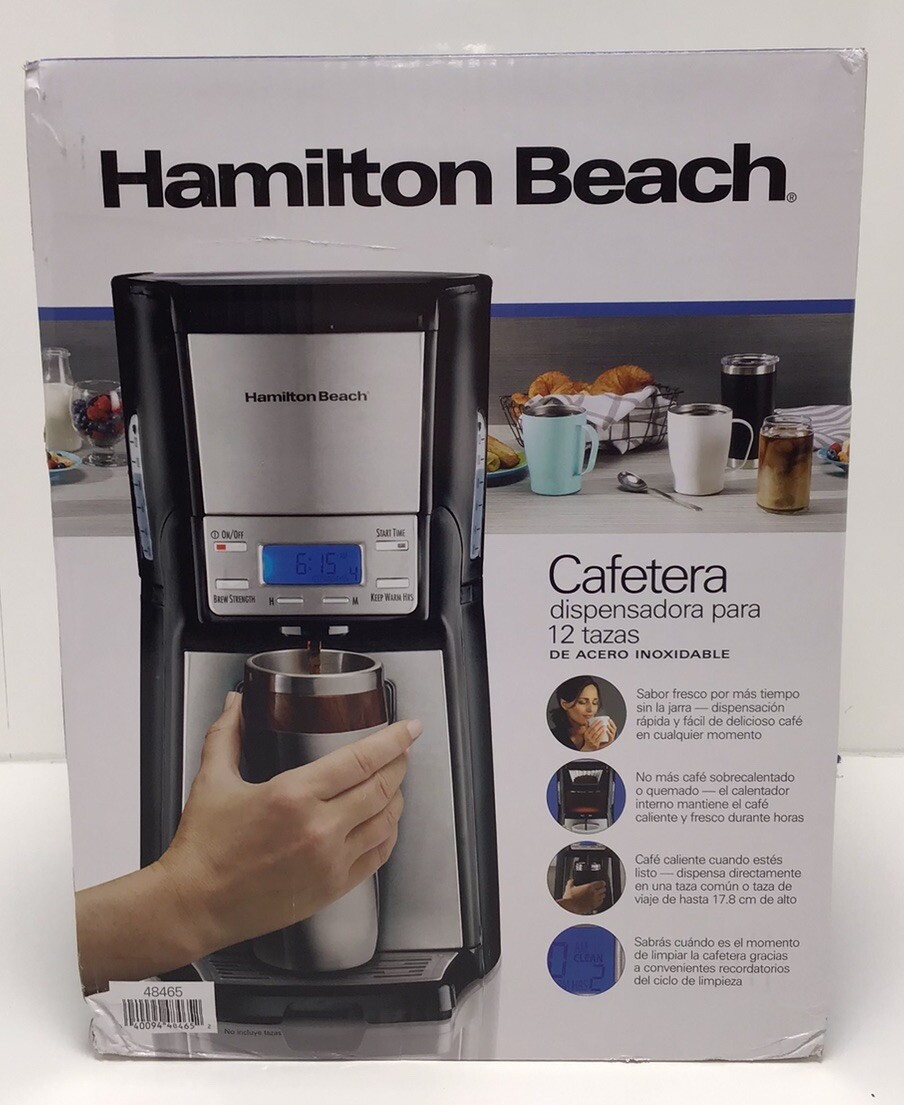 Hamilton Beach BrewStation 12Cup Coffee Maker Black 48465