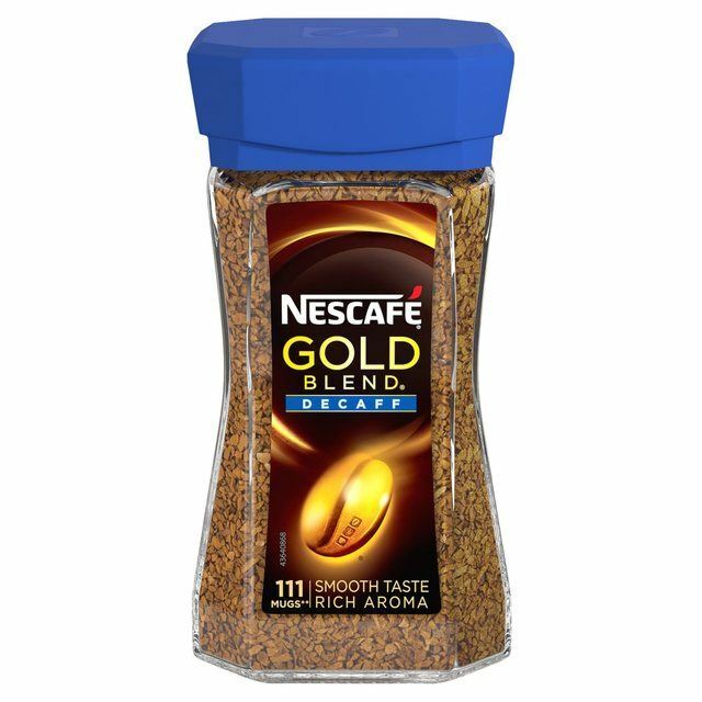 Nescafe Gold Blend Decaf Freeze Dried Instant Coffee - 200g (0.44